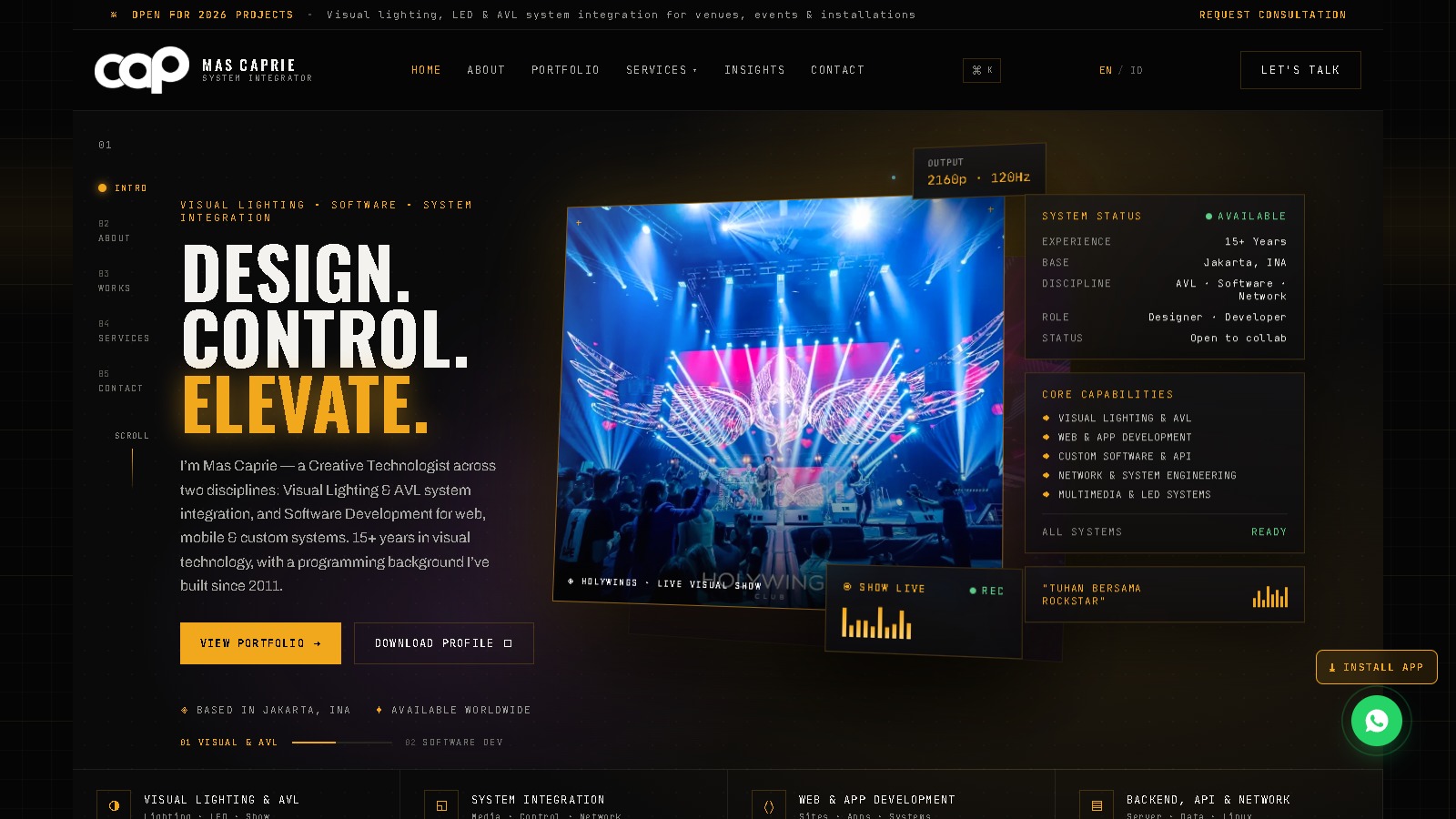 MASCAPRIE.COM — This Website — image 1 of 1